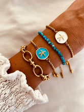 Load image into Gallery viewer, Minimalist starfish bracelet inspired by Mediterranean beaches.
