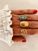 Load image into Gallery viewer, Close-up of the LAURENA ring highlighting the shell texture.