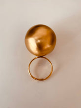 Load image into Gallery viewer, Large adjustable gold ring by Bernat Jewelry.