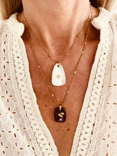 Load image into Gallery viewer, Layered mother of pearl necklace by Bernat Jewelry.