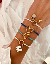 Load image into Gallery viewer, Stylish friendship bracelet featuring a braided rope cord and gold-plated charm design