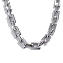Load image into Gallery viewer, chunky link chain necklace flat lay