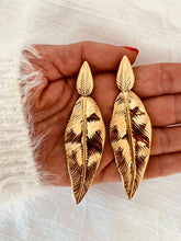 Load image into Gallery viewer, DAVIDA - Long Leaf Dangle Earrings