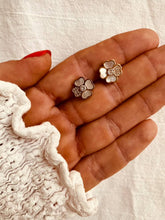 Load image into Gallery viewer, EMBERLI - Classic Flower Zircon Earrings