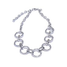 Load image into Gallery viewer, Oversized link chain necklace in stainless steel with edgy style