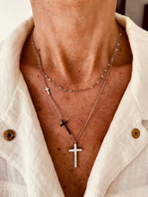 Učitaj sliku u preglednik galerije, TERESA - Slojevita ogrlica s križem
