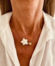 Load image into Gallery viewer, DAINA - Delicate summer lava starfish necklace
