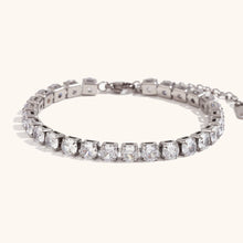 Load image into Gallery viewer, Close-up of AAA zircon stones showcasing brilliance and high-end jewelry craftsmanship
