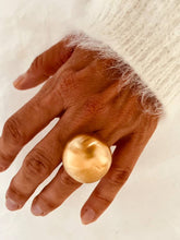 Load image into Gallery viewer, ALAINA gold dome statement ring.
