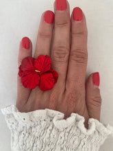 Load image into Gallery viewer, Statement flower ring for weddings and summer styling.
