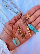 Load image into Gallery viewer, ADORA necklace paired with other Bernat Jewelry summer pieces
