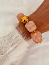 Load image into Gallery viewer, Multicolor bead bracelet styled with casual outfit highlighting versatile modern jewelry
