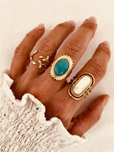 Load image into Gallery viewer, Ocean-inspired turquoise fashion ring

