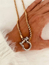 Load image into Gallery viewer, Modern stainless steel necklace for women.
