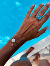 Load image into Gallery viewer, Minimalist starfish bracelet inspired by the Mediterranean.
