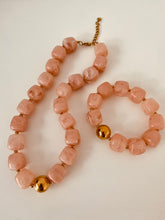 Load image into Gallery viewer, Acrylic square bead bracelet displayed on neutral background showcasing contemporary jewelry aesthetic
