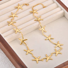 Load image into Gallery viewer, ADALINA - Gold Starfish Necklace
