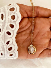 Load image into Gallery viewer, BEE - Zircon Bee Shell Pendant Necklace
