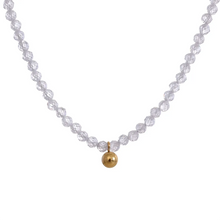 Load image into Gallery viewer, adjustable summer necklace with lobster clasp detail
