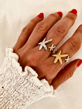 Load image into Gallery viewer, HALLEE - Adjustable stainless steel starfish summer ring
