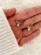 Load image into Gallery viewer, NABILAH - Mini butterfly zircon earrings
