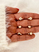 Load image into Gallery viewer, NAOKI - Trendy Star Heart Flower Earrings Set
