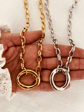 Load image into Gallery viewer, Elegant chunky necklace with modern sculptural details
