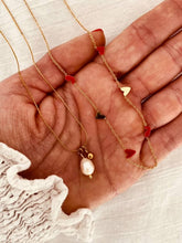 Load image into Gallery viewer, OMIE - Pearl and Gold Ball Necklace
