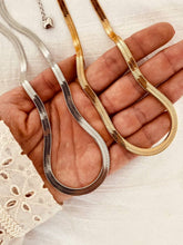 Load image into Gallery viewer, snake chain necklace flat lay
