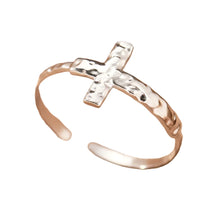 Load image into Gallery viewer, Waterproof cross ring with refined open silhouette and timeless design

